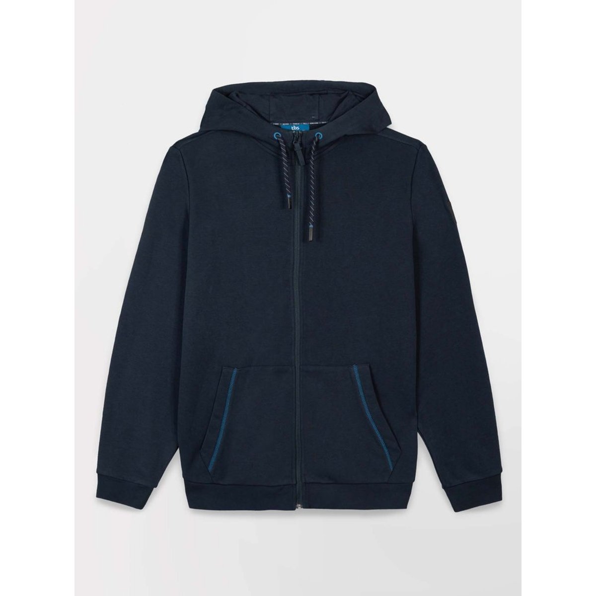 Sweat zippé NOLANZIP14612 navy, TBS