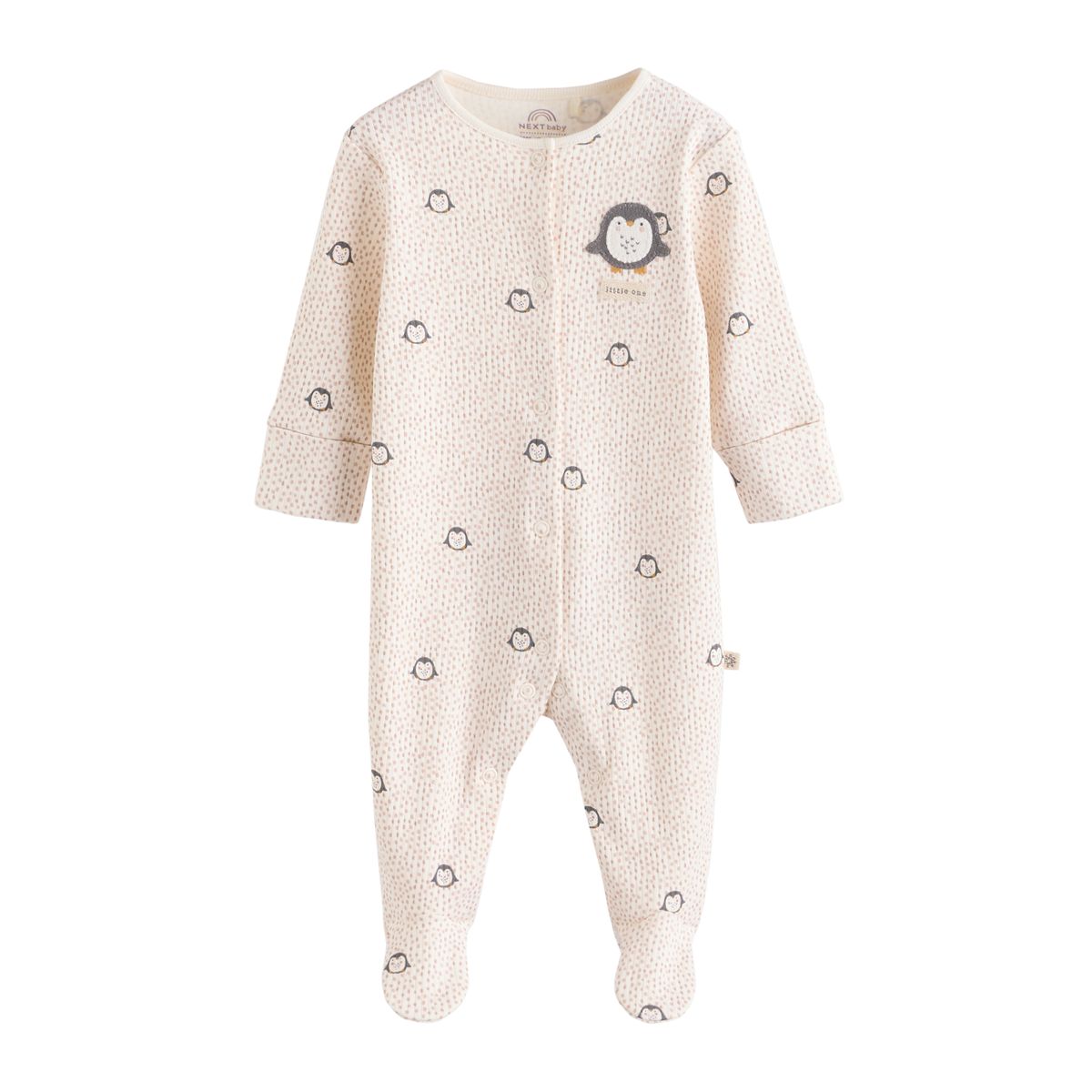 Grenouillère de noël bébé, lot 3 écru, NEXT