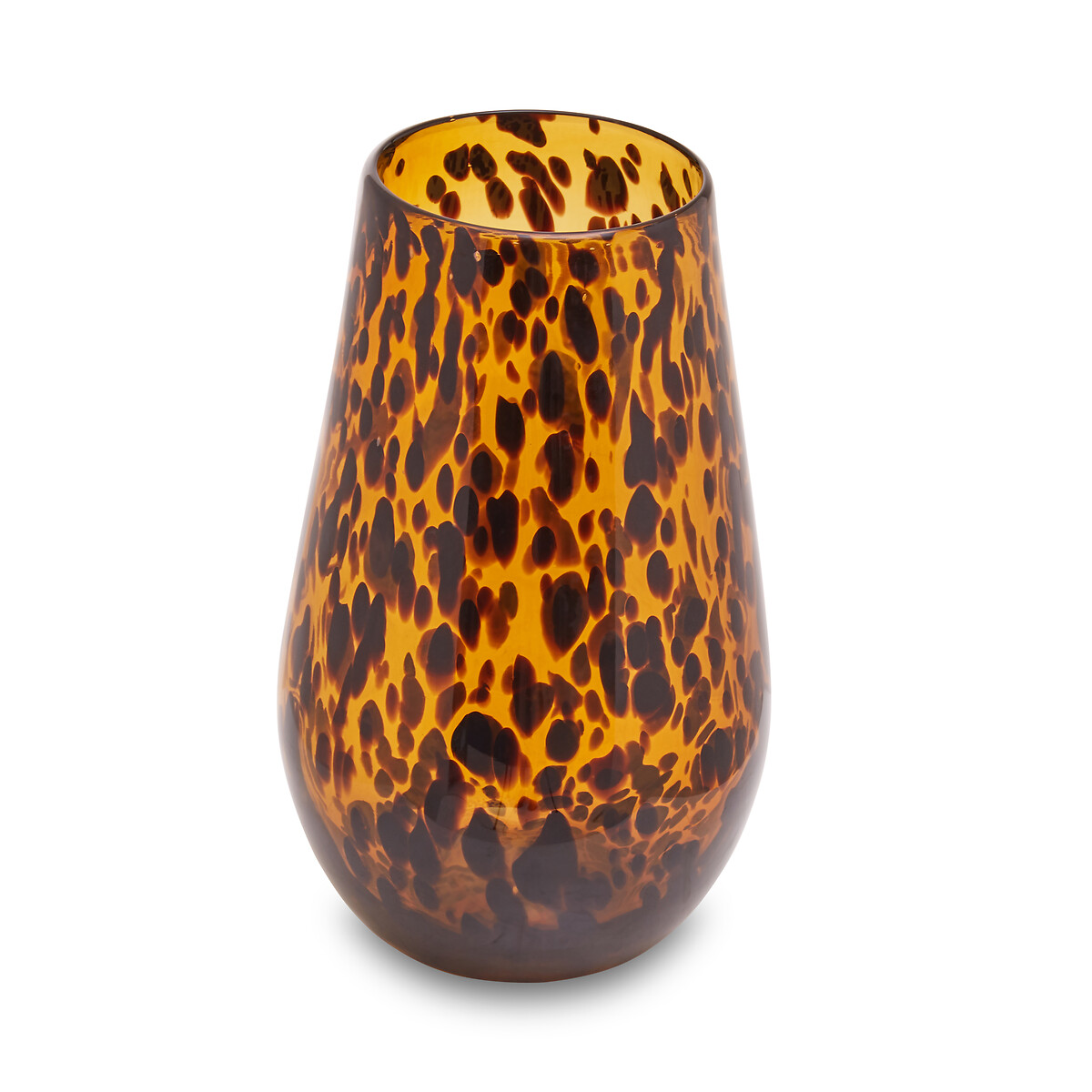 30cm Tortoise Glass Vase orange, ÉDITÉ
