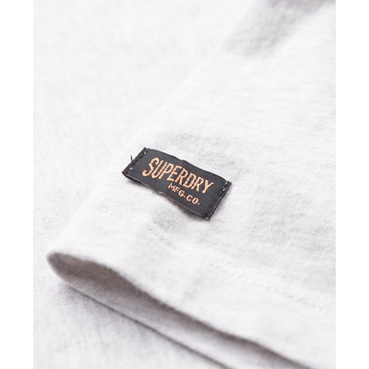 T-shirt à motif Workwear en relief gris glacier chiné, SUPERDRY