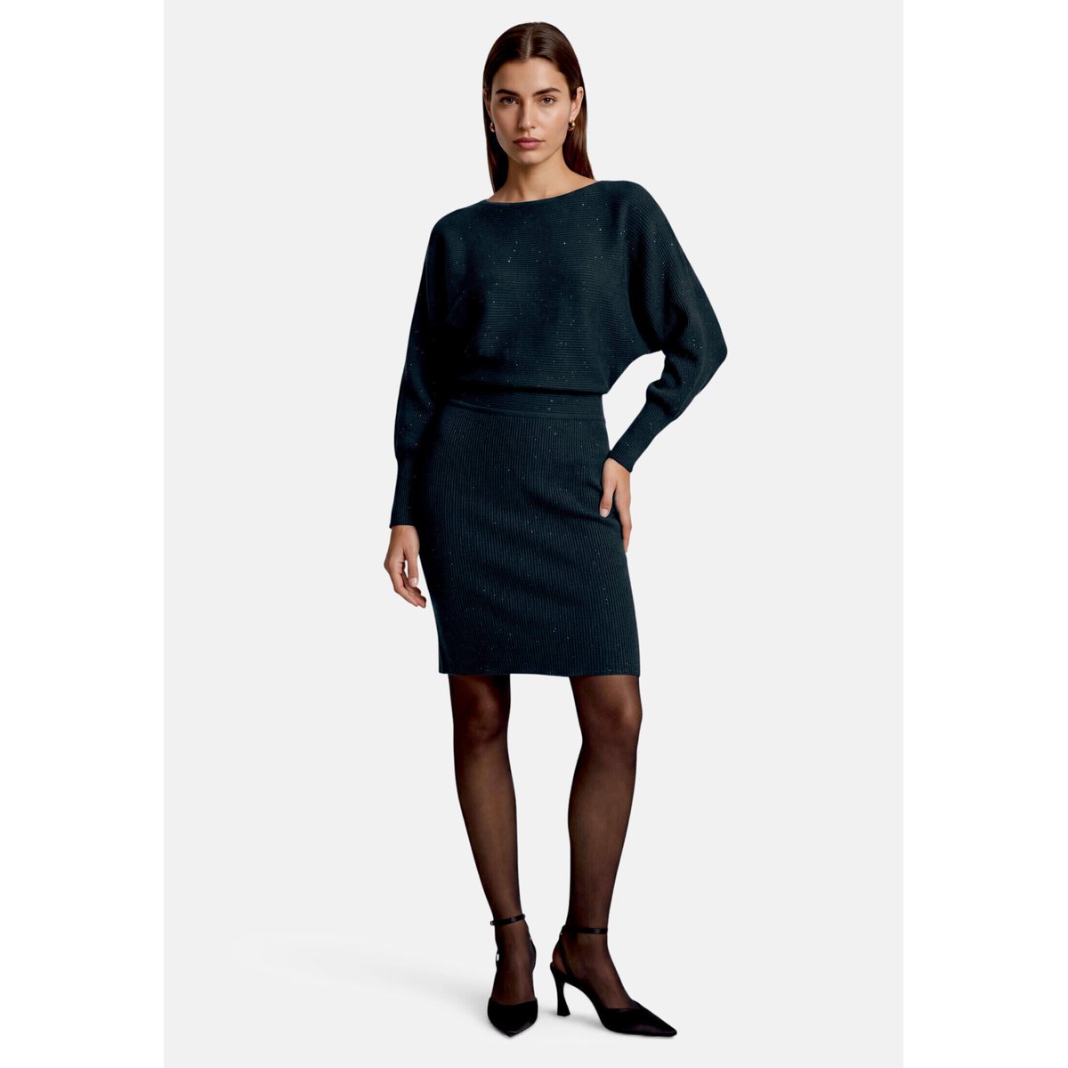 Robe-pull à manches longues teal ocean, ZERO
