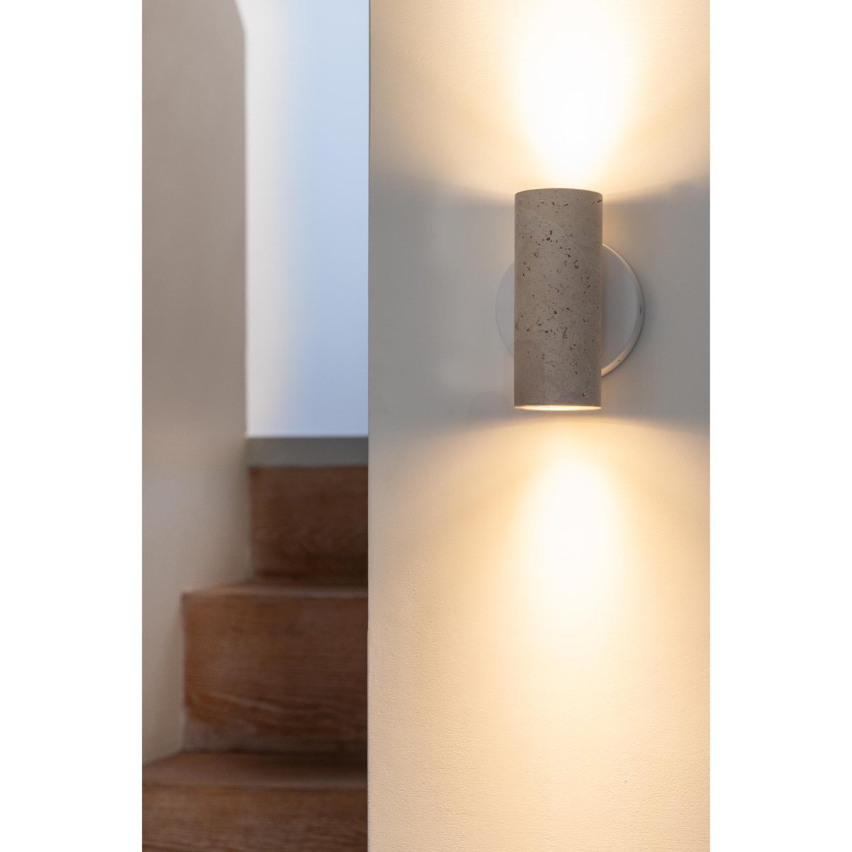 Lampe Murale Travertin TIVOLI blanc, IT'S ABOUT ROMI