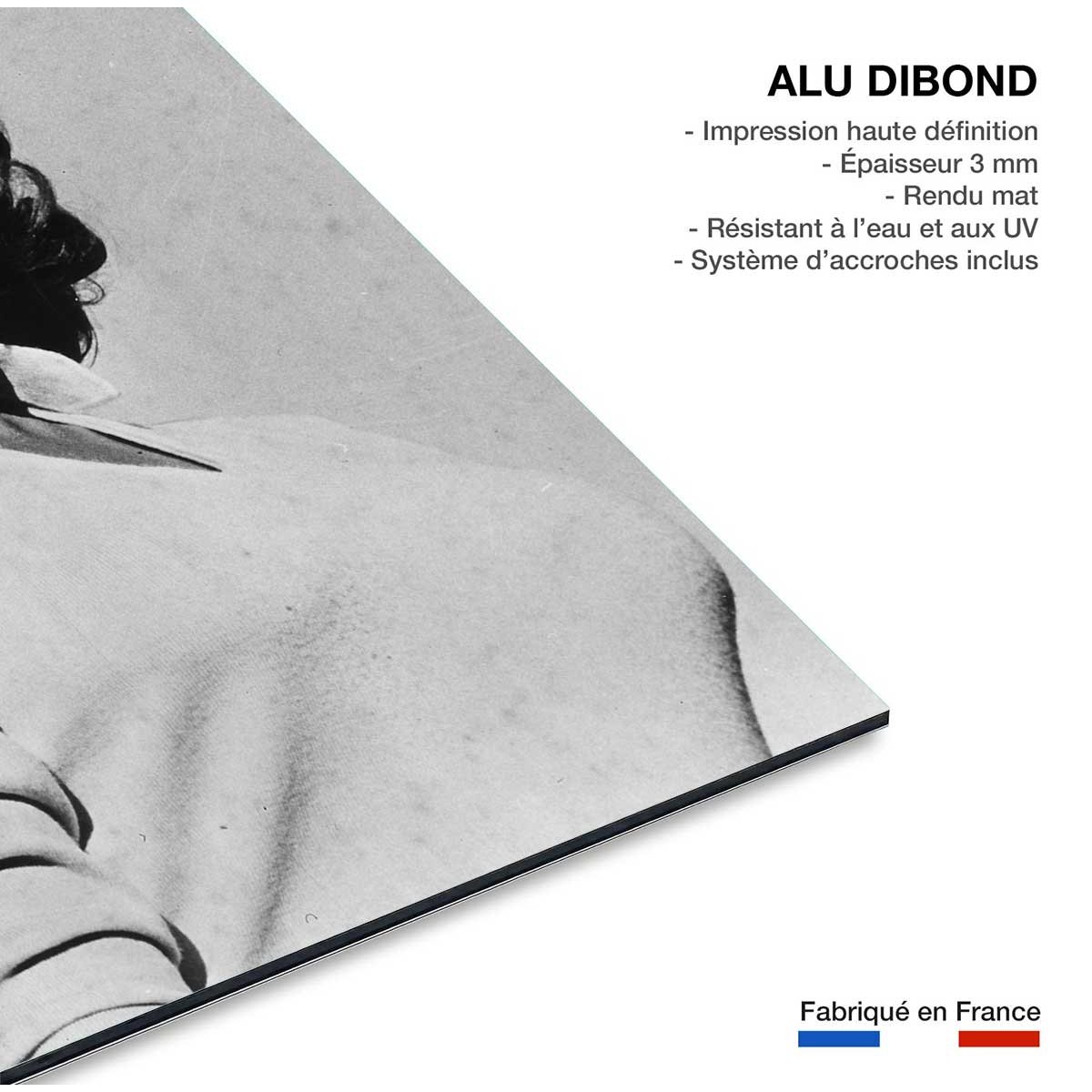 Tableau Scène de film célèbre Sophia Loren tableau alu dibond, HEXOA