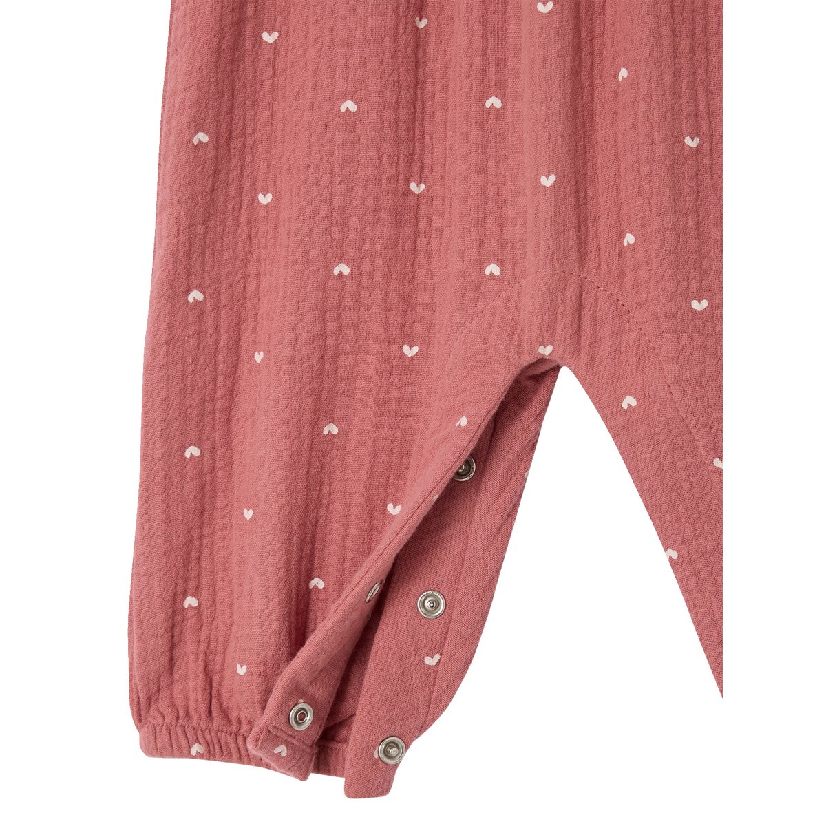 Combinaison bébé manches courtes blush, VERTBAUDET