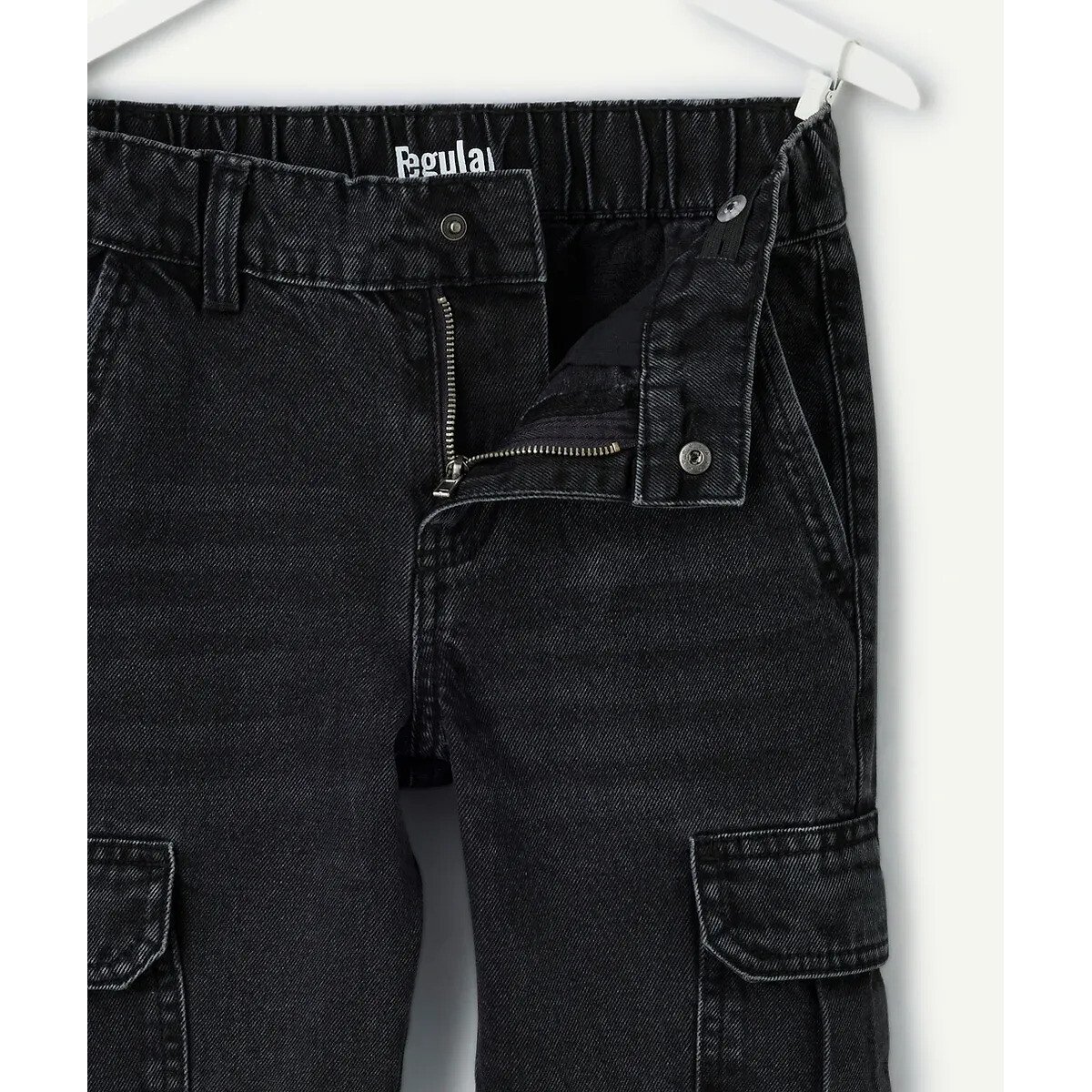 Straight Cargo Trousers black, TAPE A L'OEIL