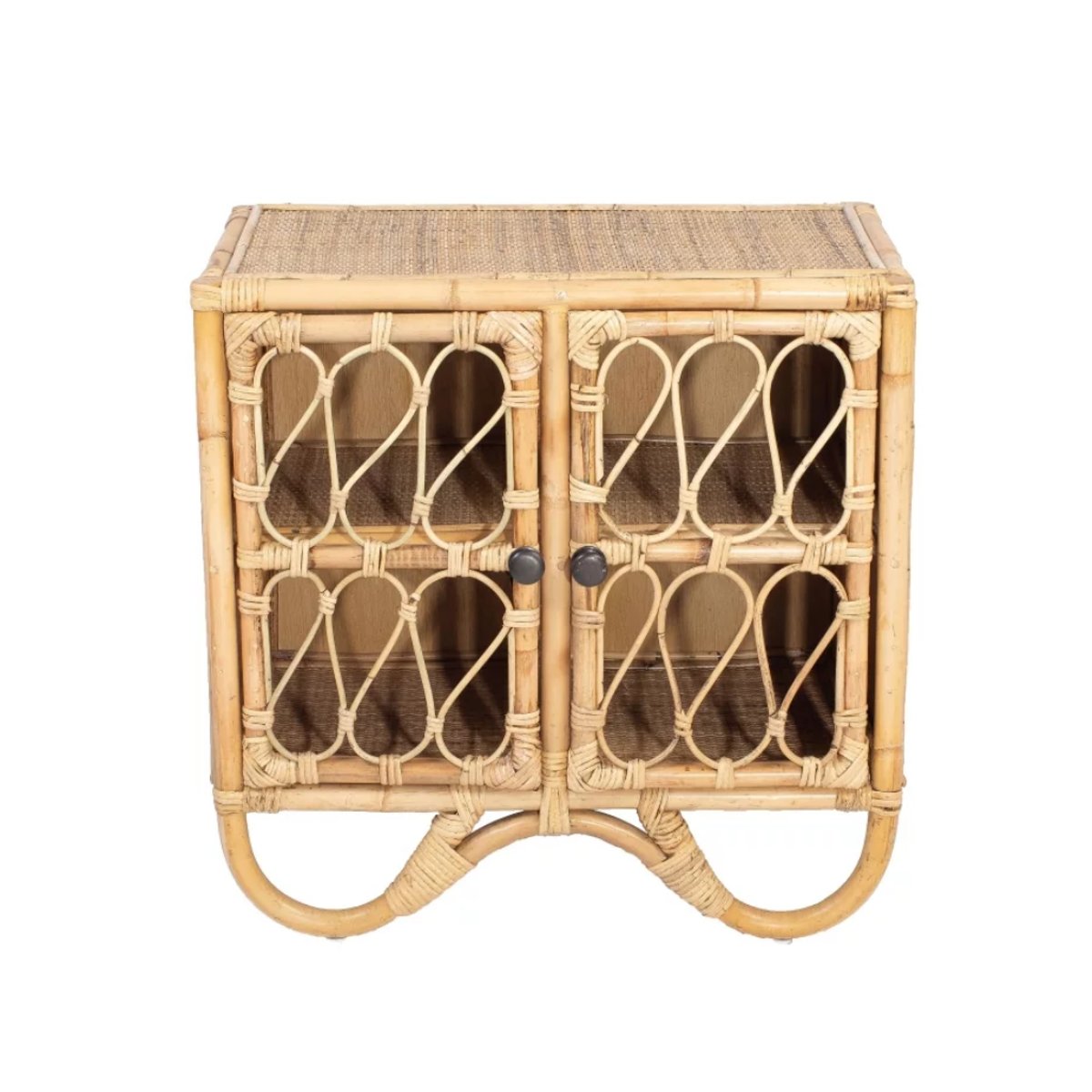 Petite console en rotin enfant YOGY naturel, HYDILE