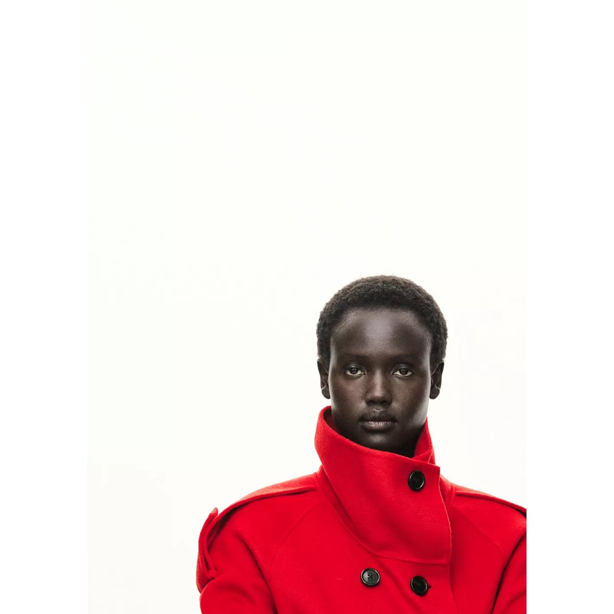 Manteau laine ceinture rouge, MANGO