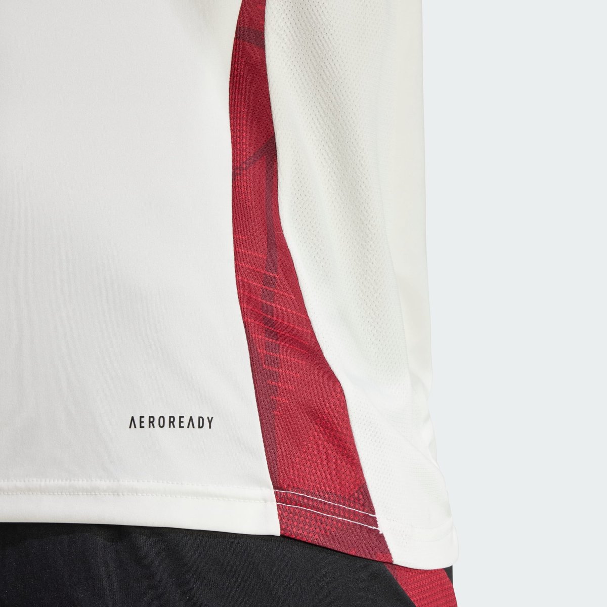 Maillot d'entraînement Manchester United Tiro 24 off white / black, adidas Performance