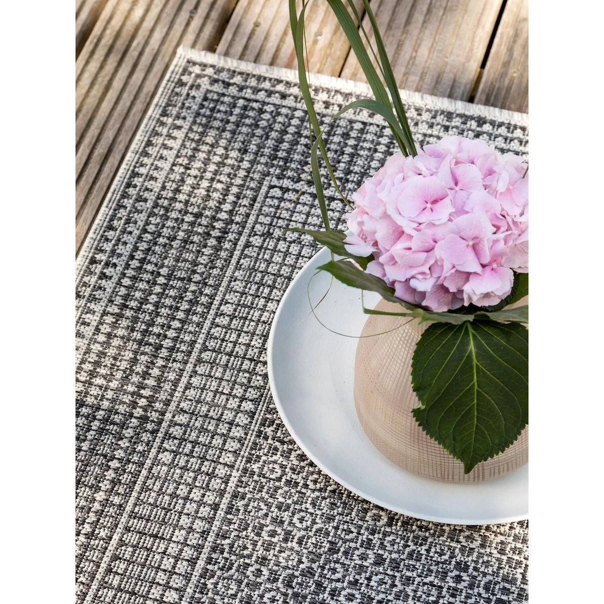 Tapis d'extérieur & intérieur CLEO anthracite, BENUTA