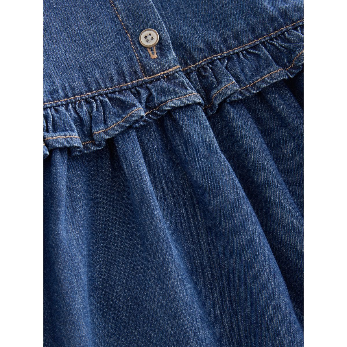 Robe en denim à manches longues jena bleu, NEXT