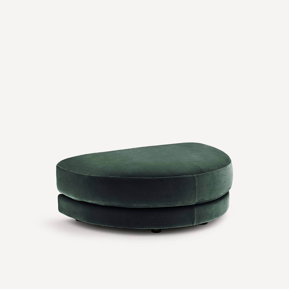 Reposapiés modular de terciopelo, TIBERIO verde zar, AM.PM