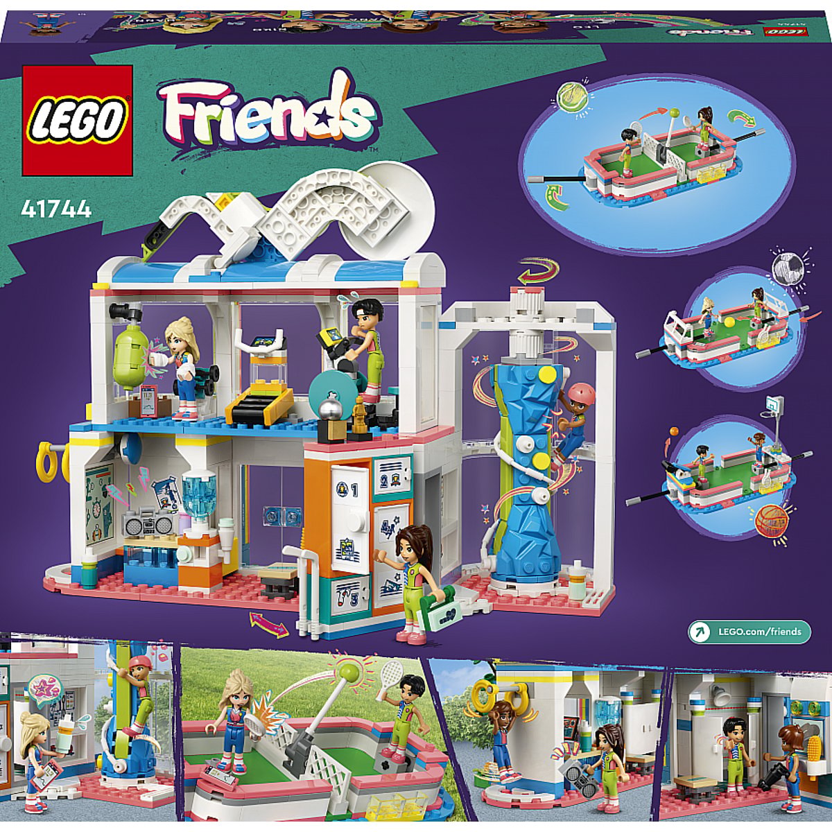 Friends Le centre sportif multicolore, LEGO