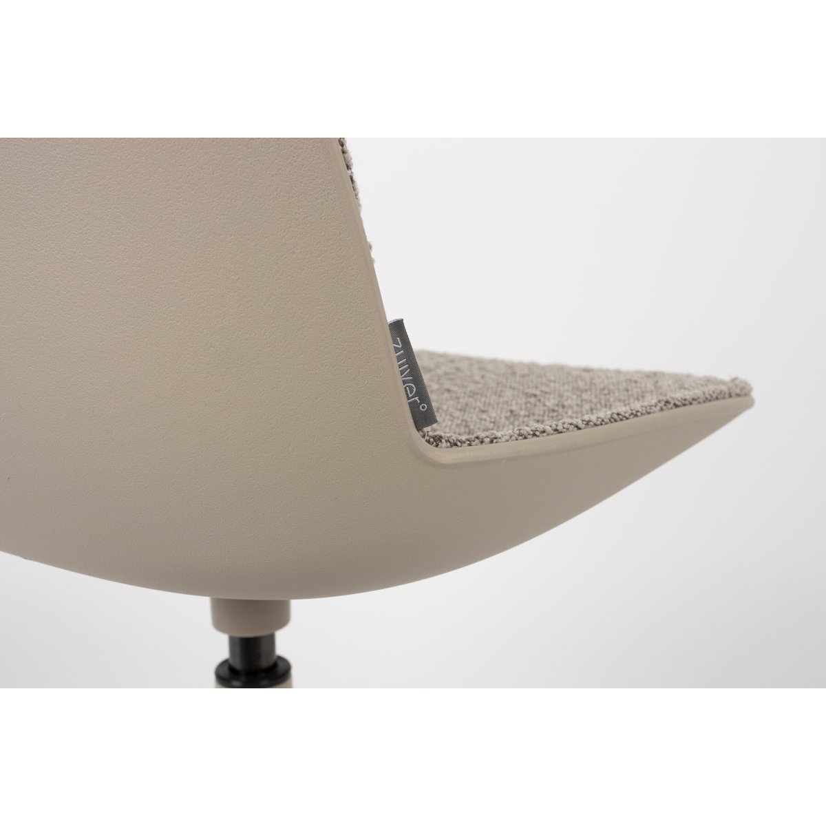 Chaise de bureau en bouclette ALBERT KUIP gris, ZUIVER