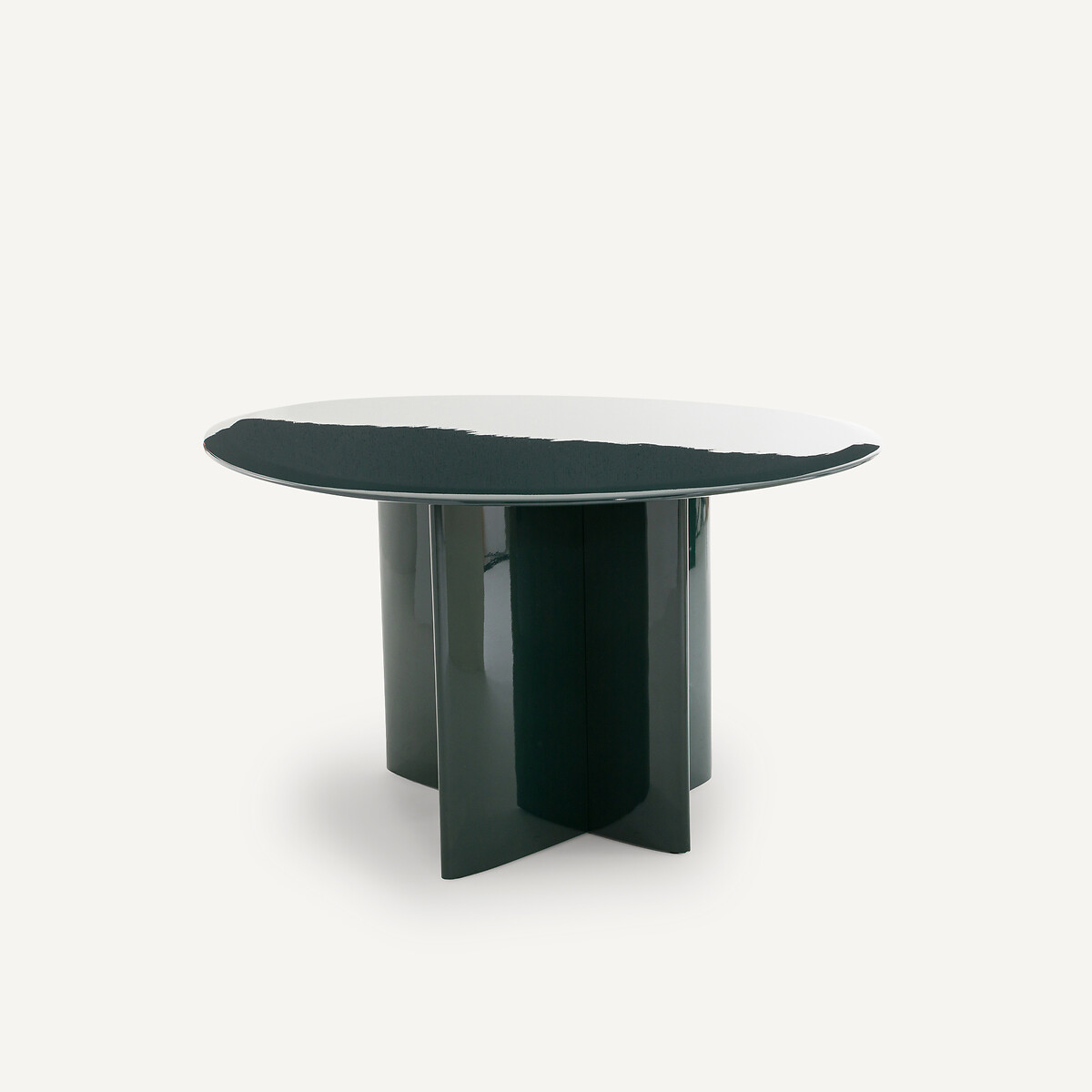 Laki Lacquered Dining Table (Seats 4) dark cedar green, AM.PM