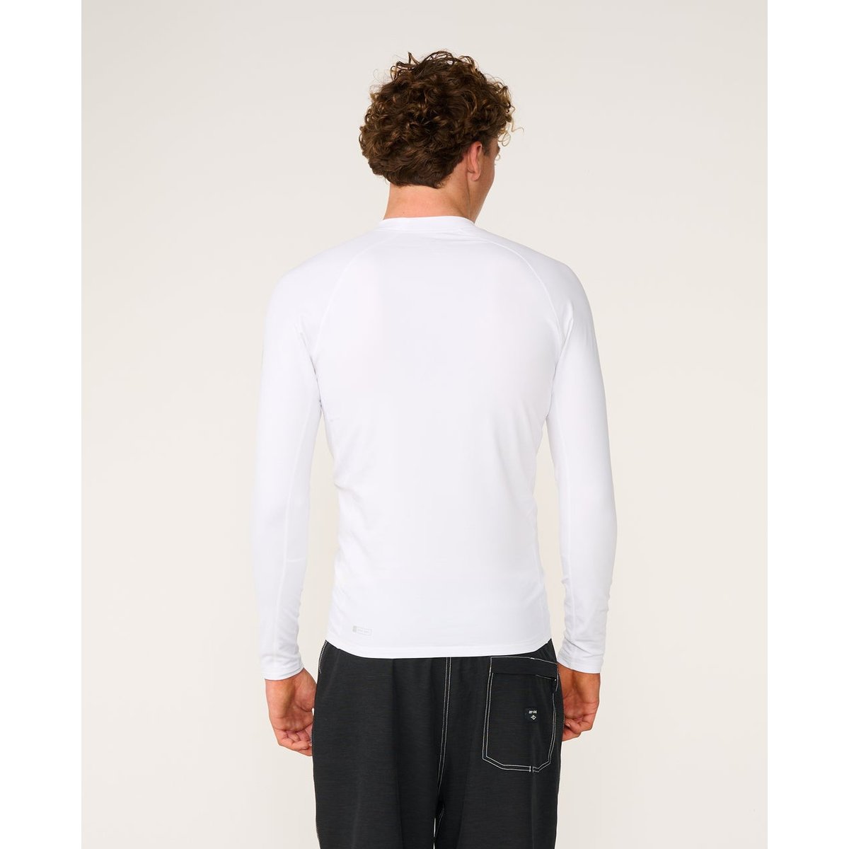 T-shirt anti-UV à manches longues ICONS UPF Brushed blanc, RIP CURL
