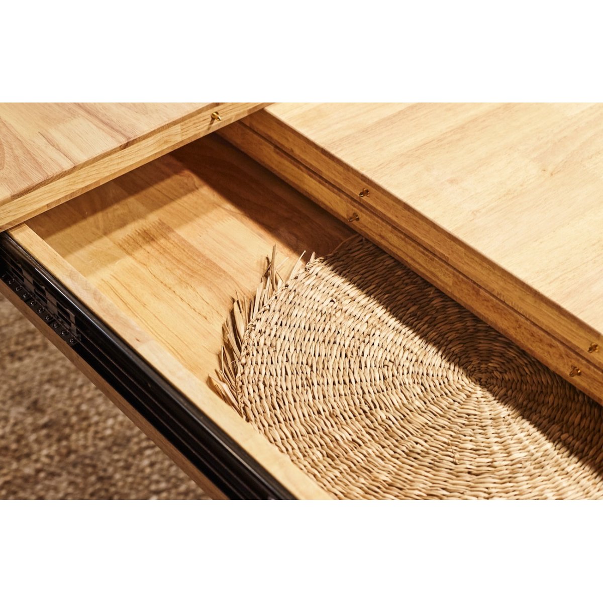 Table de repas extensible en bois et acier  - MALANA blanc, MATHI DESIGN