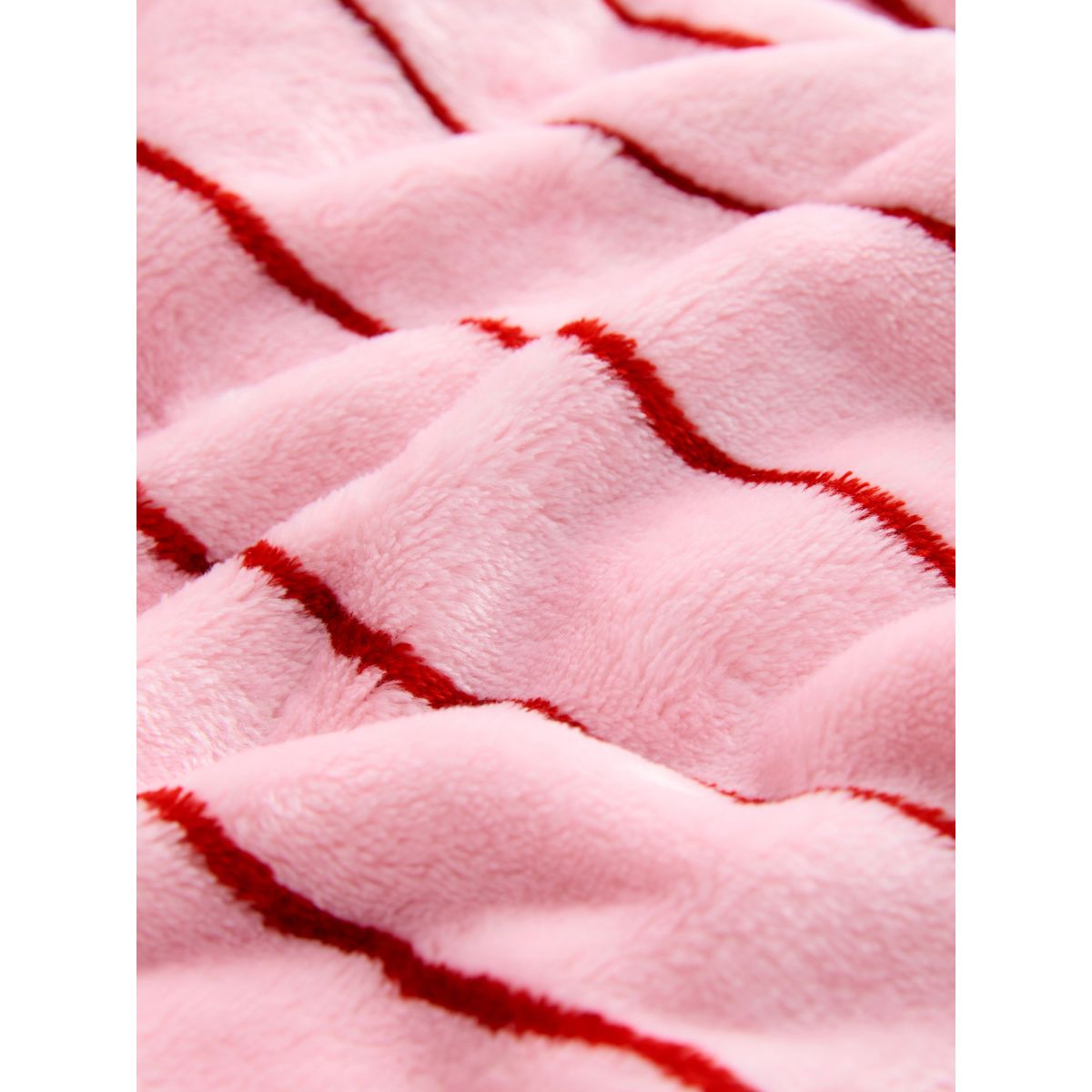 Robe de chambre douillette rose à rayures, NEXT