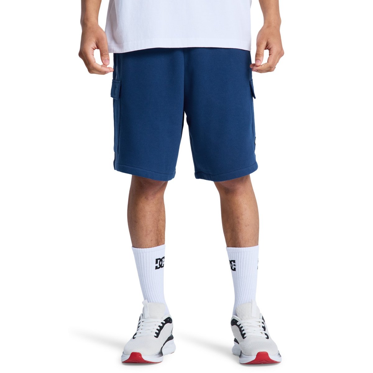 Short en molleton FLOW DOWN. bleu estate blue, DC SHOES