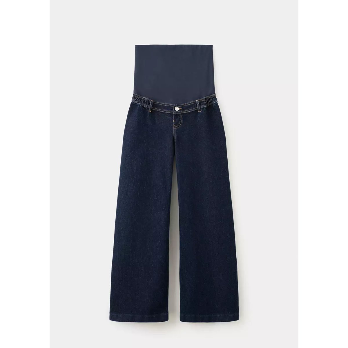 Jean large de grossesse bleu, MANGO