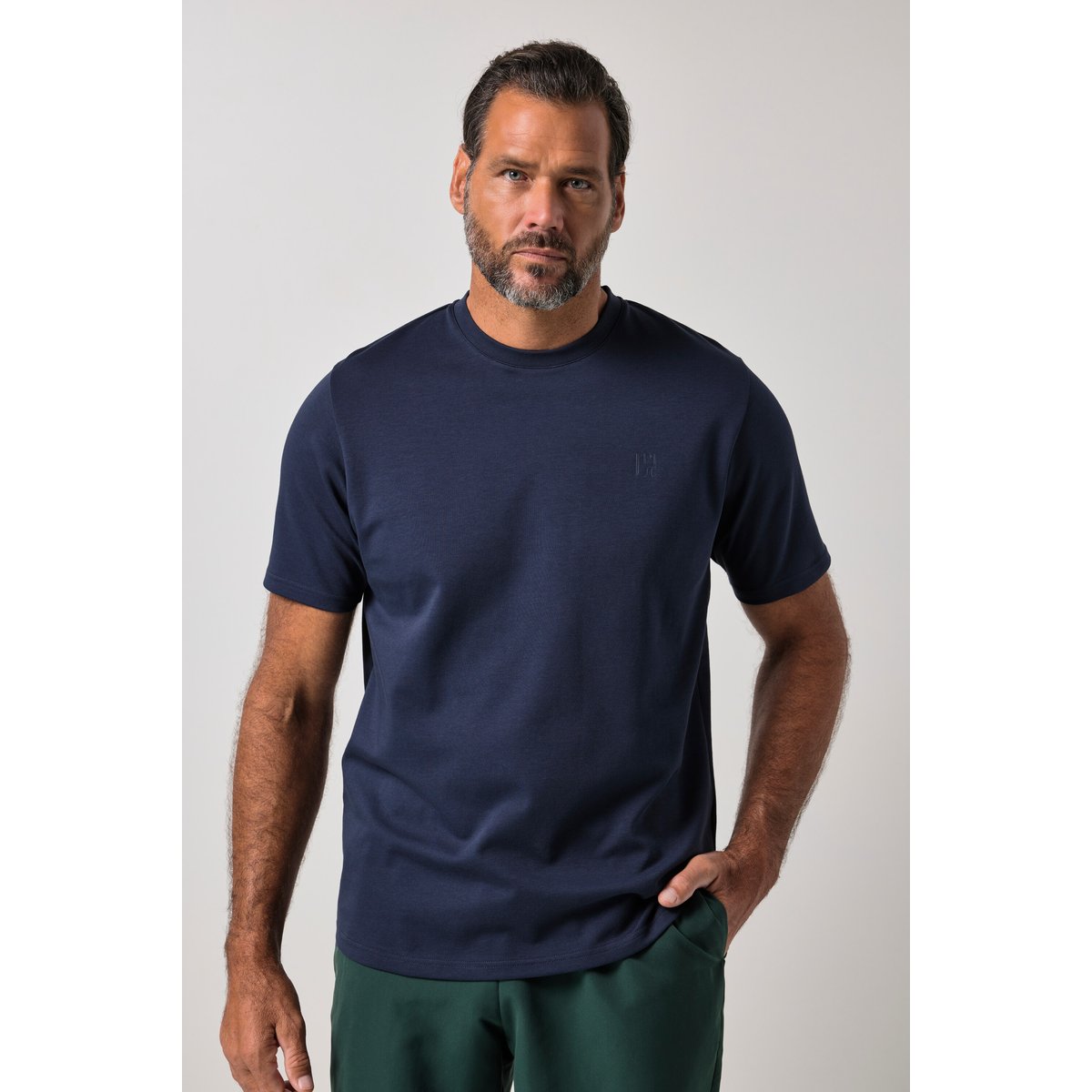 T-shirt FLEXNAMIC® manches courtes bleu marine, JP1880