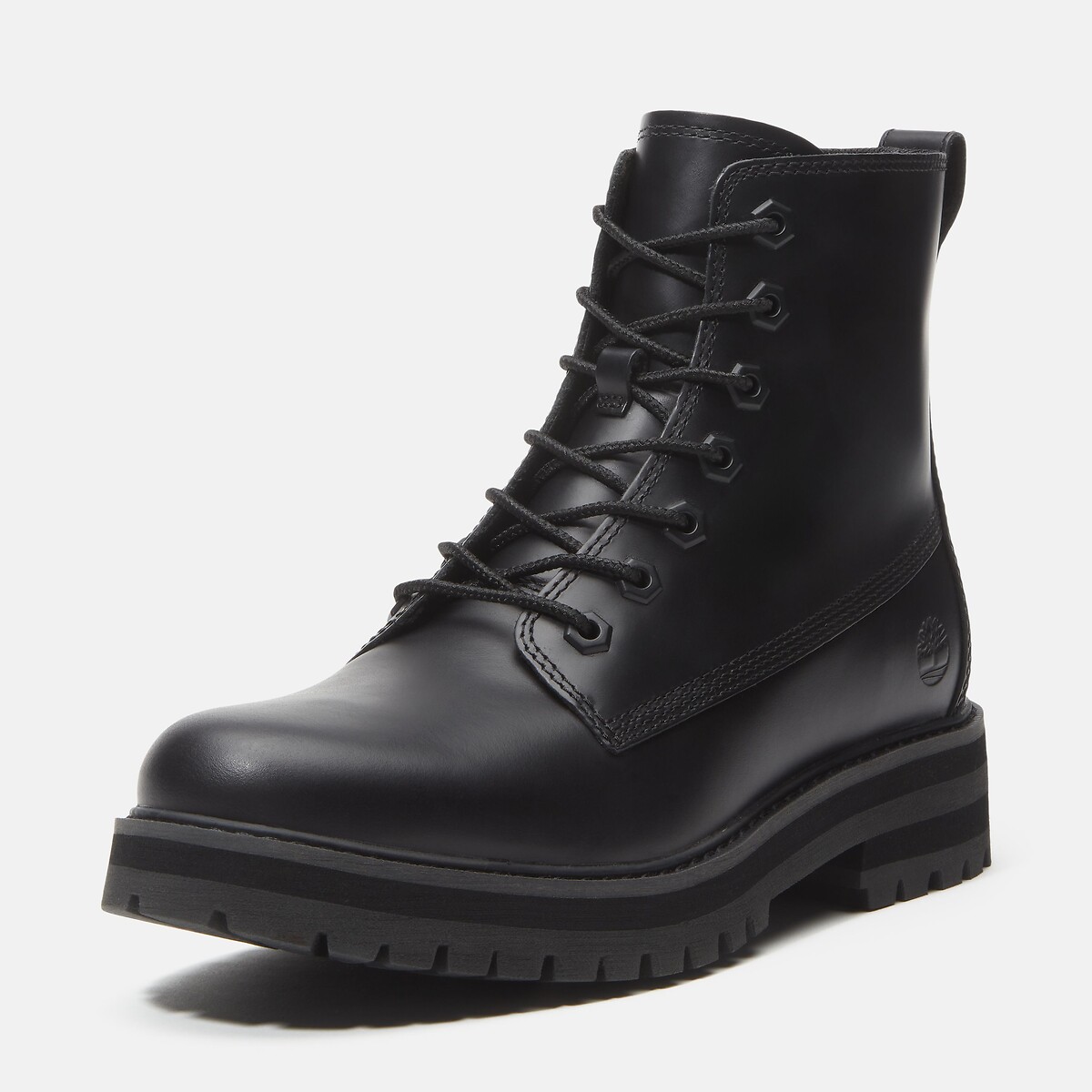 Botines con cordones, de piel, BRITTON DRIVE MID LACE negro, TIMBERLAND
