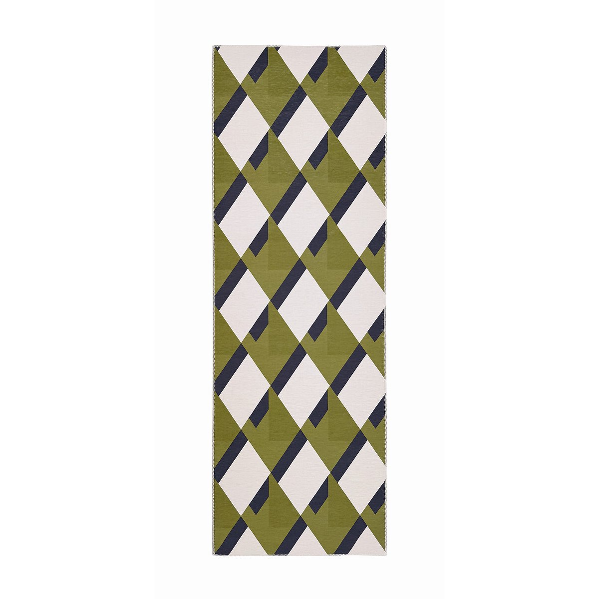 Kyoto Washable Runner Rug green, SO'HOME