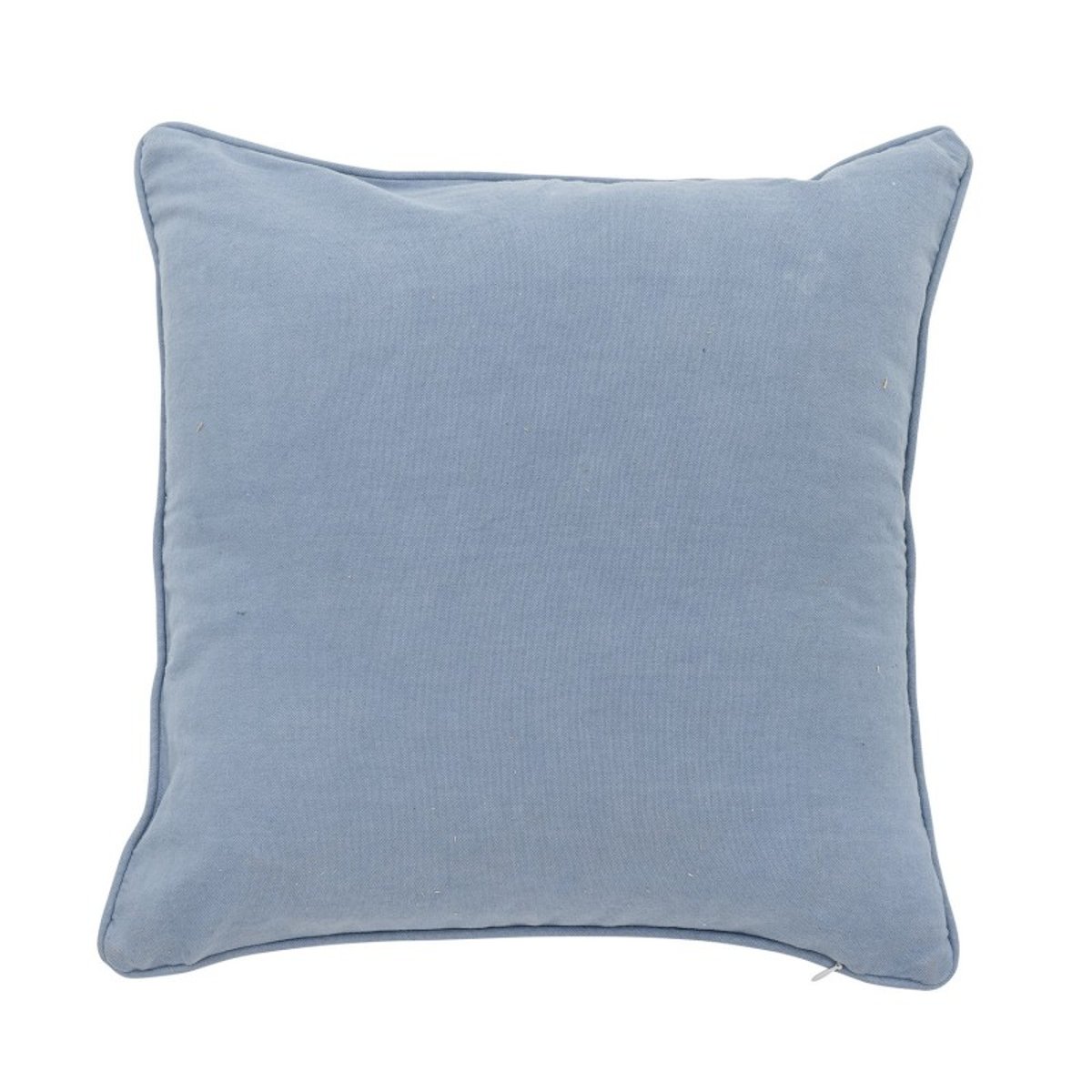Coussin brodé motif floral HANNA bleu clair, BLOOMINGVILLE