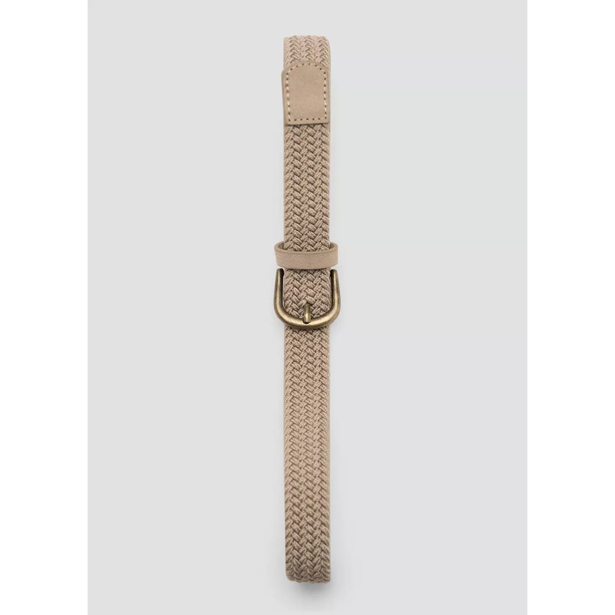 Ceinture tressée sable, MANGO KIDS