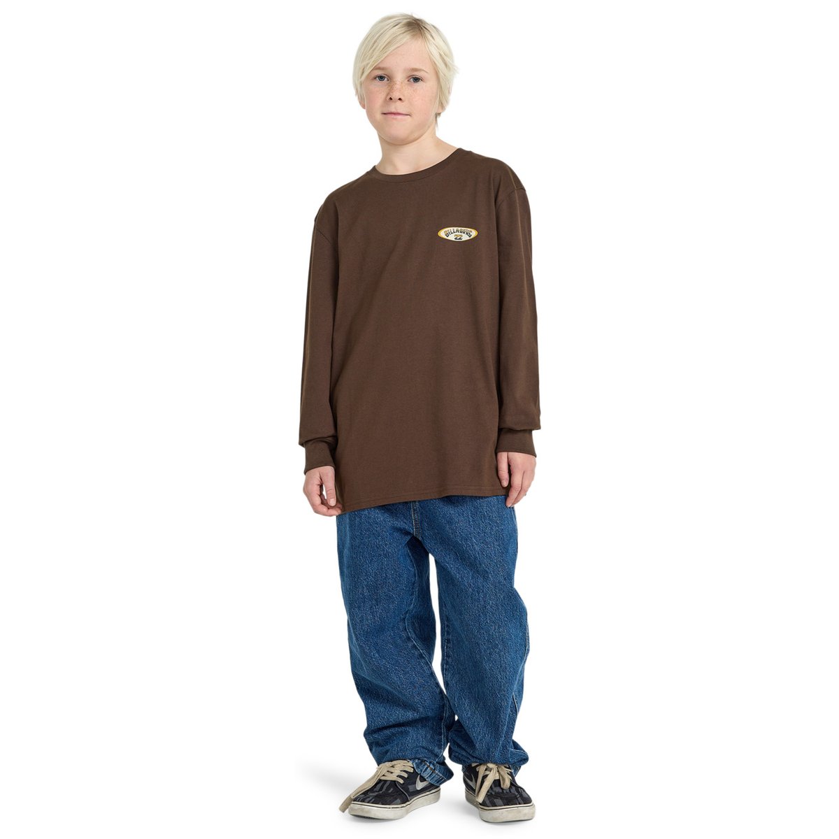 T shirt manches longues ORBIT ARCH marron dark cedar, BILLABONG