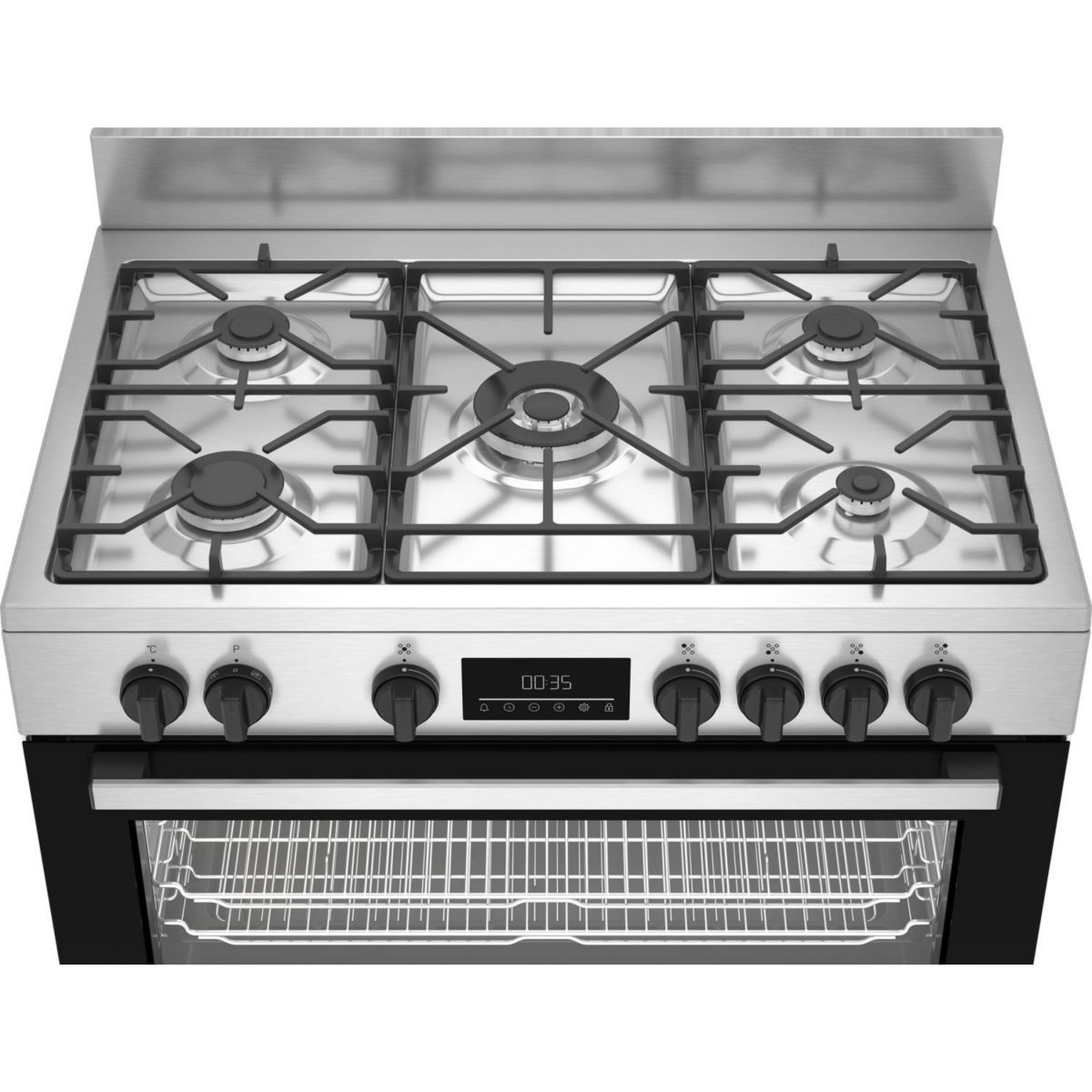 Piano de cuisson gaz BGM11225EX couleur unique, BEKO