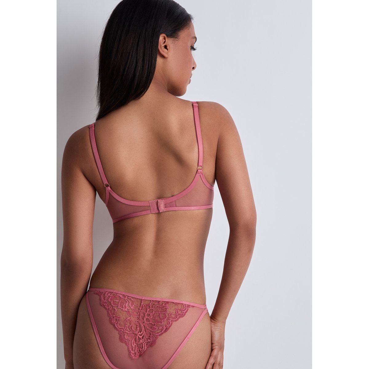 Soutien-gorge Emboitant Foulard Feeling Myself rose, AUBADE