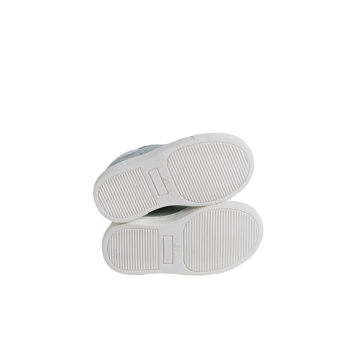Baskets cuir lacées et zippées bébé turquoise, VERTBAUDET