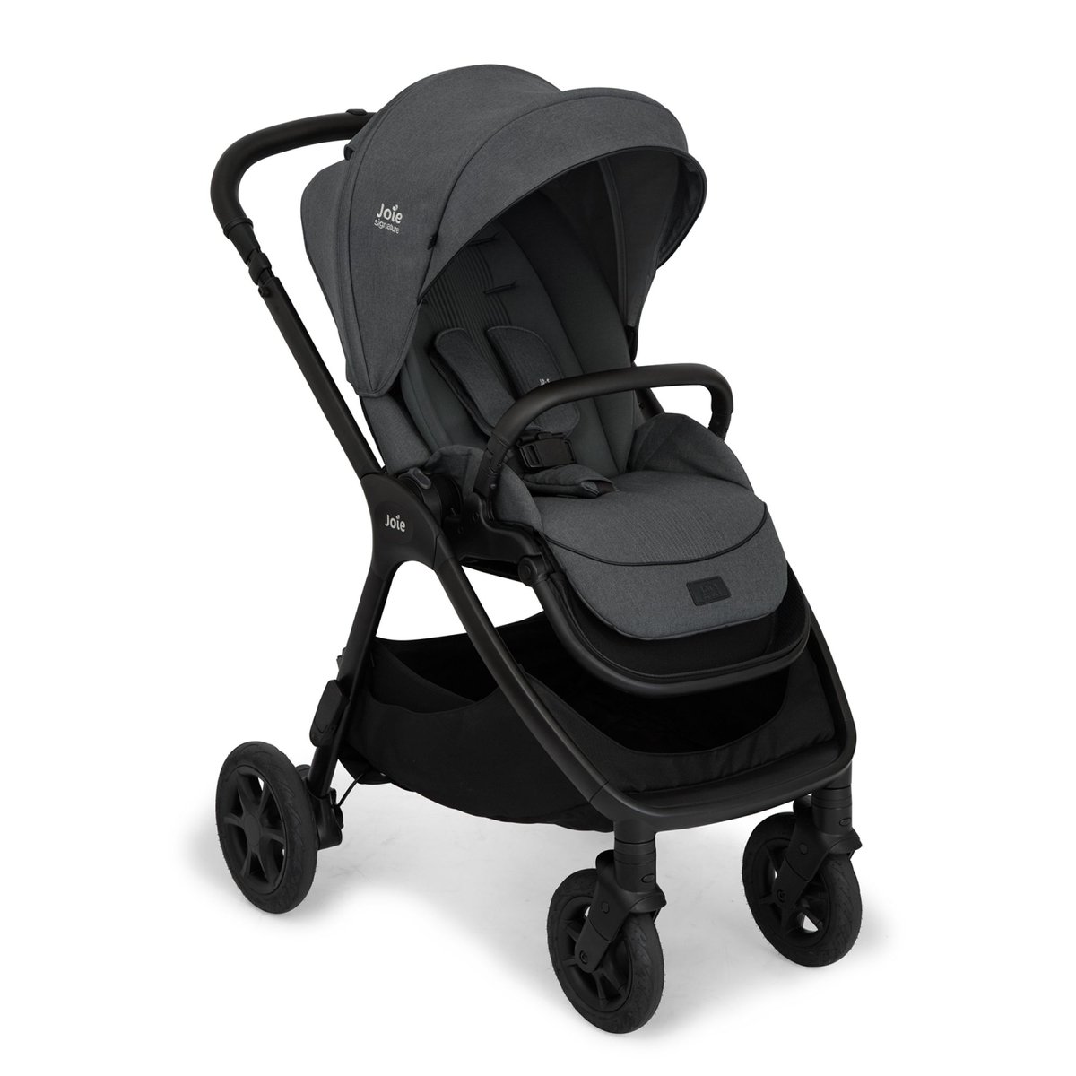 Poussette duo Finiti Ebony + siège auto i-Level Pro Ebony couleur unique, JOIE