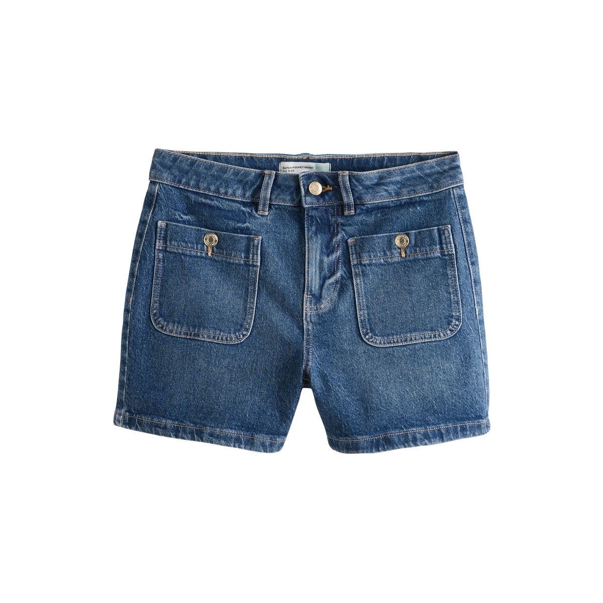Mini-short à poche plaquée bleu foncé, NEXT