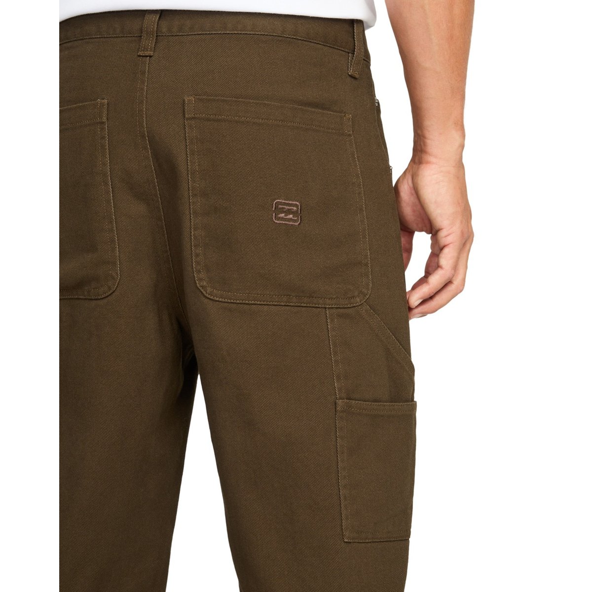 Jeans d'inspiration Workwear BAD DOG WORKWEAR marron dark cedar, BILLABONG