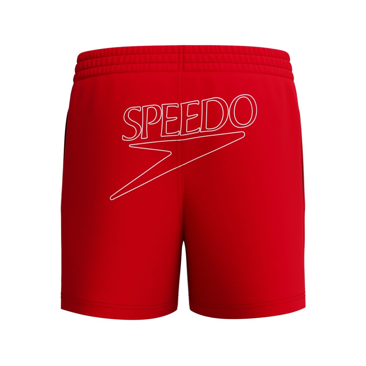 Short de bain à taille élastiquée motif/style logo VOLLEY rouge, SPEEDO