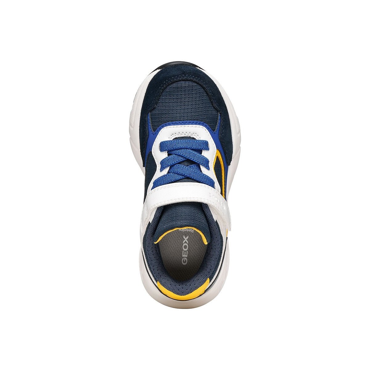 Kids Loftus Breathable Trainers navy blue/white, GEOX