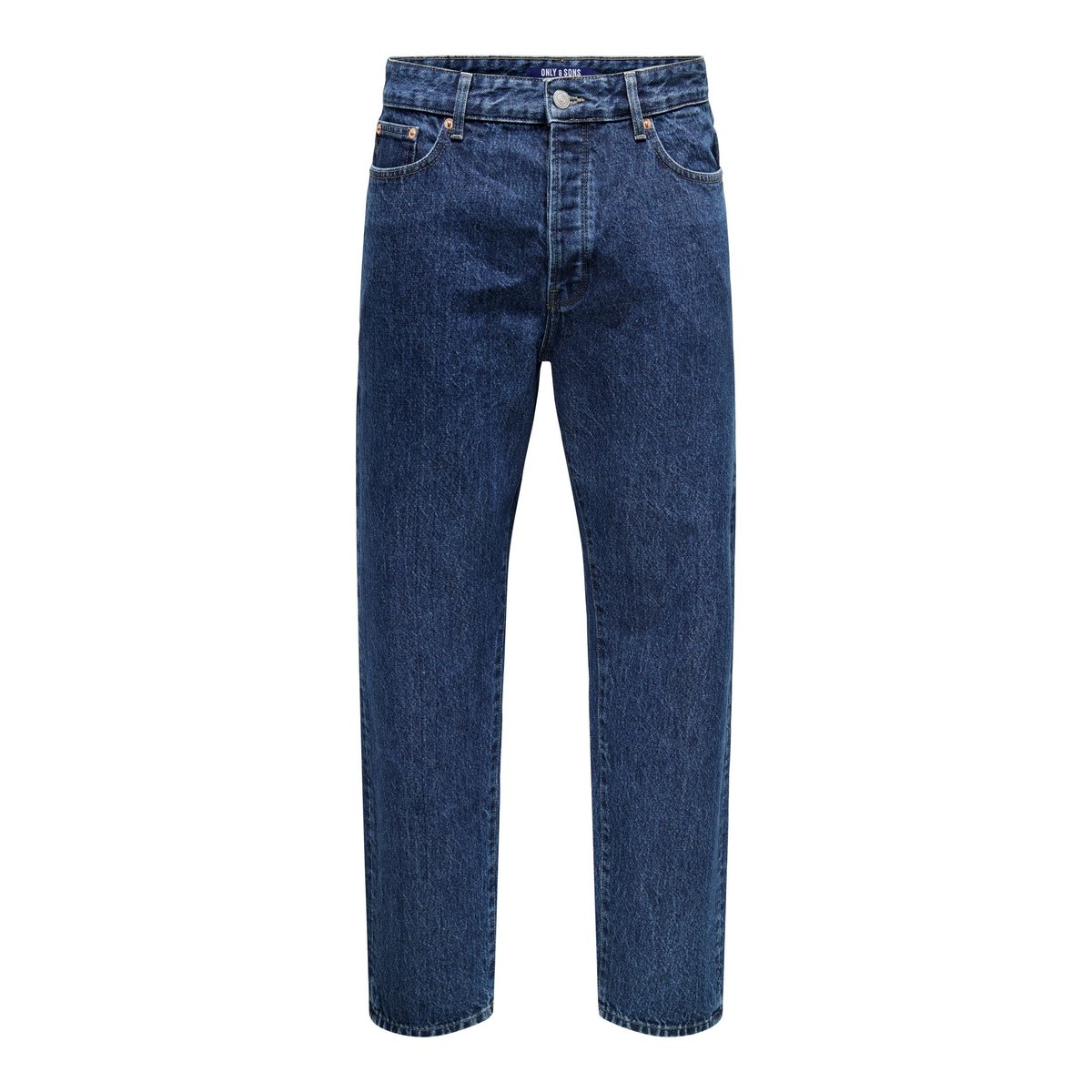 Jean À Coupe Ample medium blue denim, ONLY & SONS