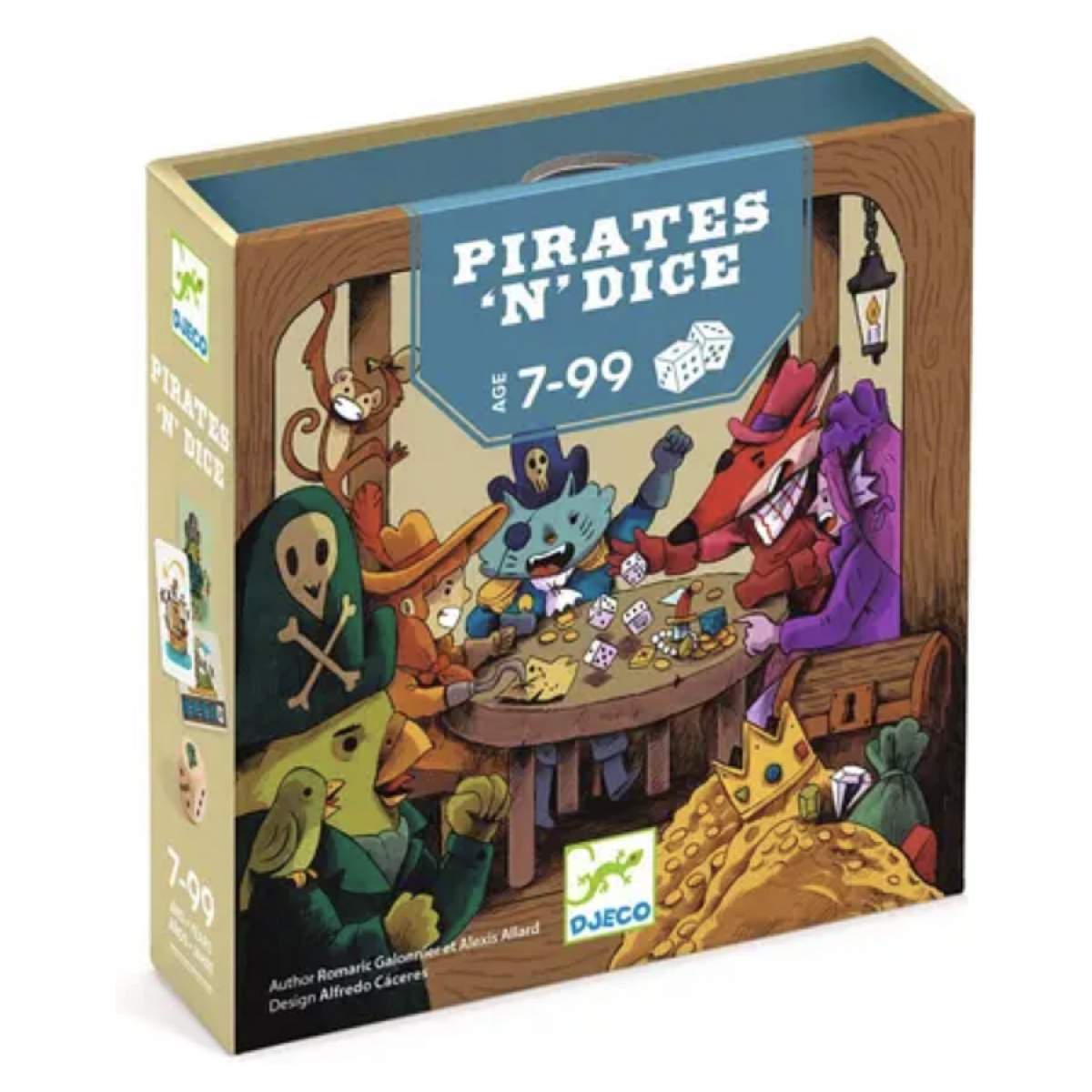 Pirates 'n' Dice - FSC MIX couleur unique, DJECO
