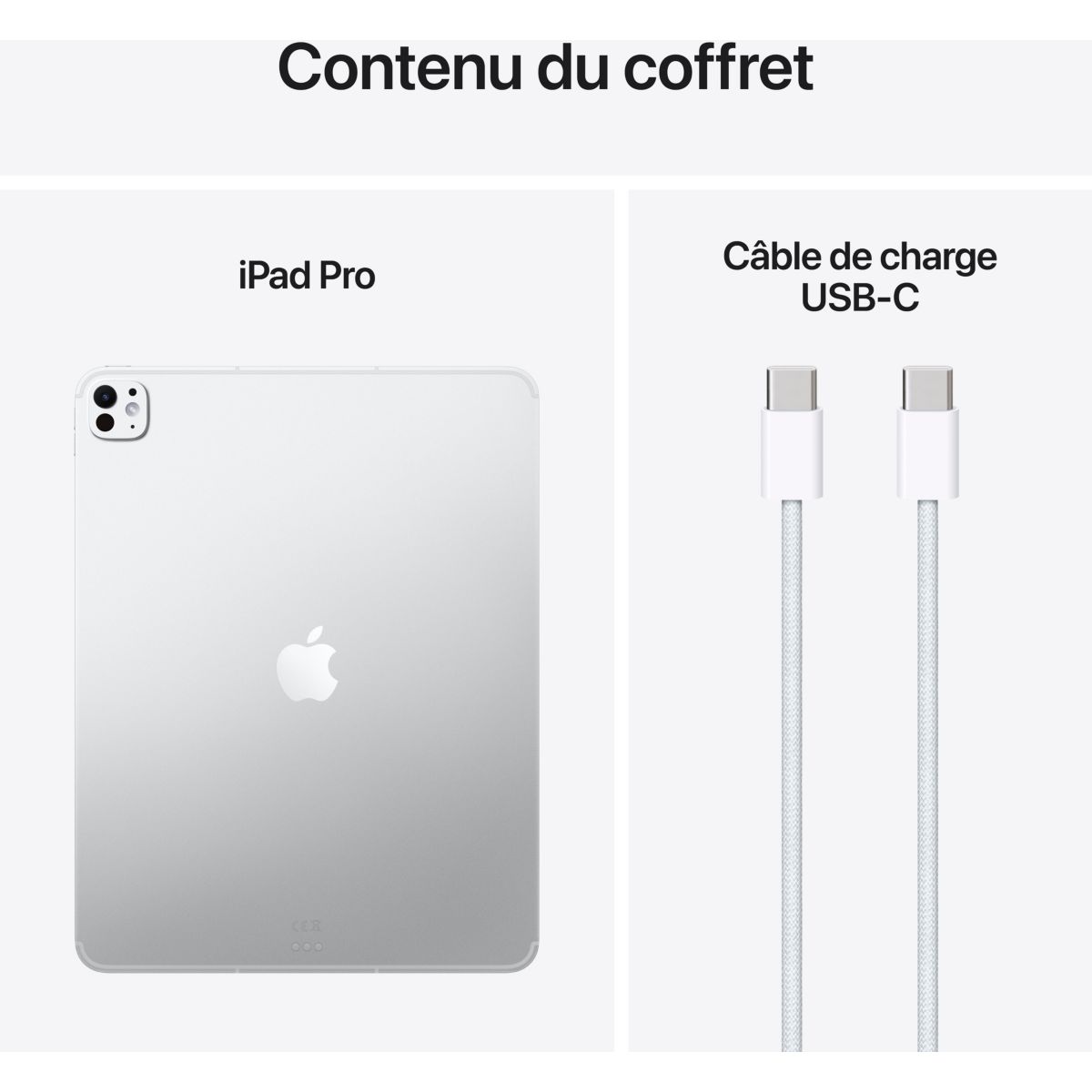 Tablette Apple Pro 13 M5 2To Argent Nano Cellular argent, APPLE