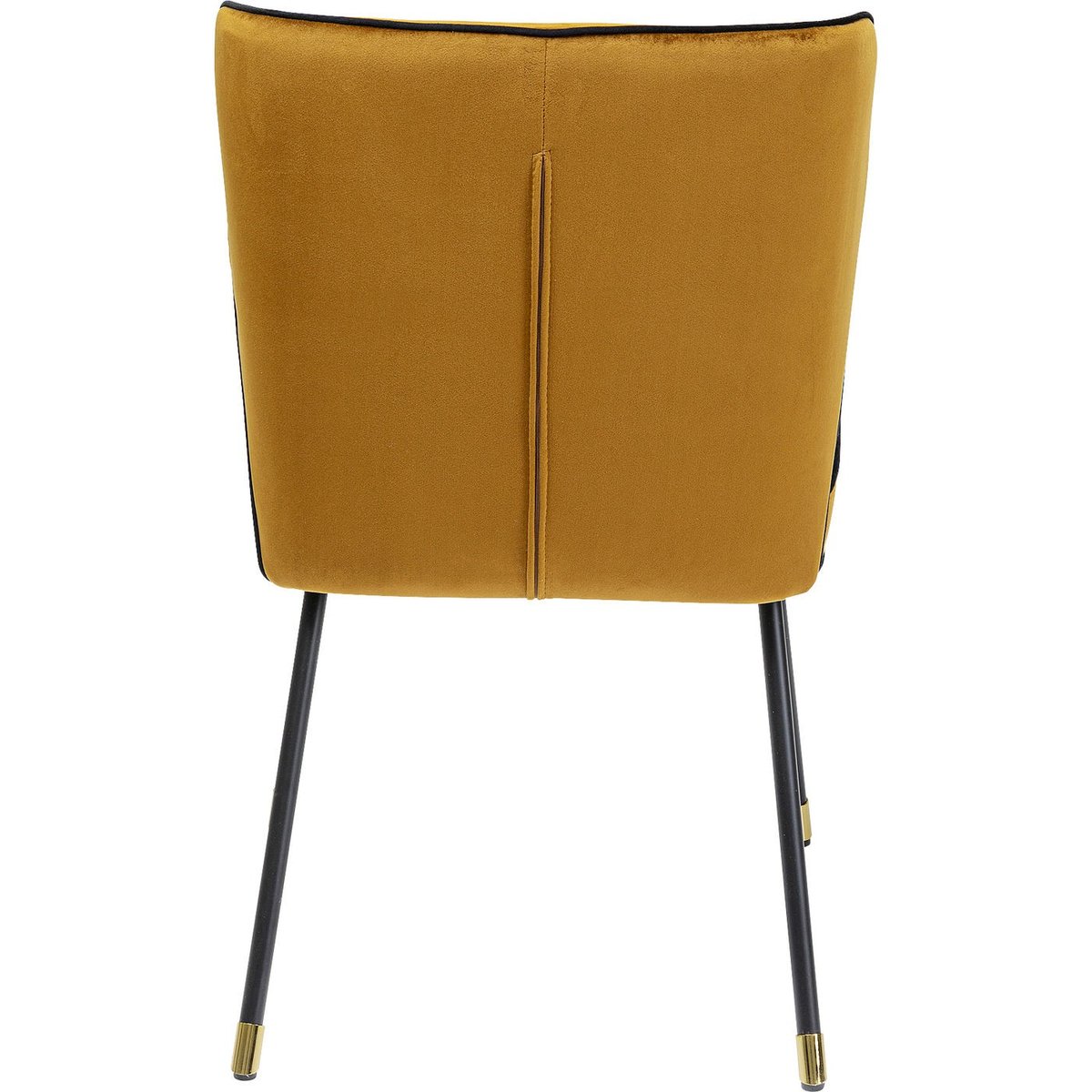 Chaise en velours, IRINA jaune, KARE DESIGN