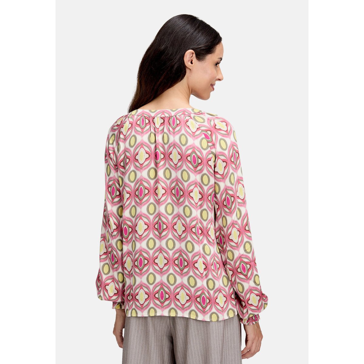 Tunique à motifs yellow/rosé, CARTOON