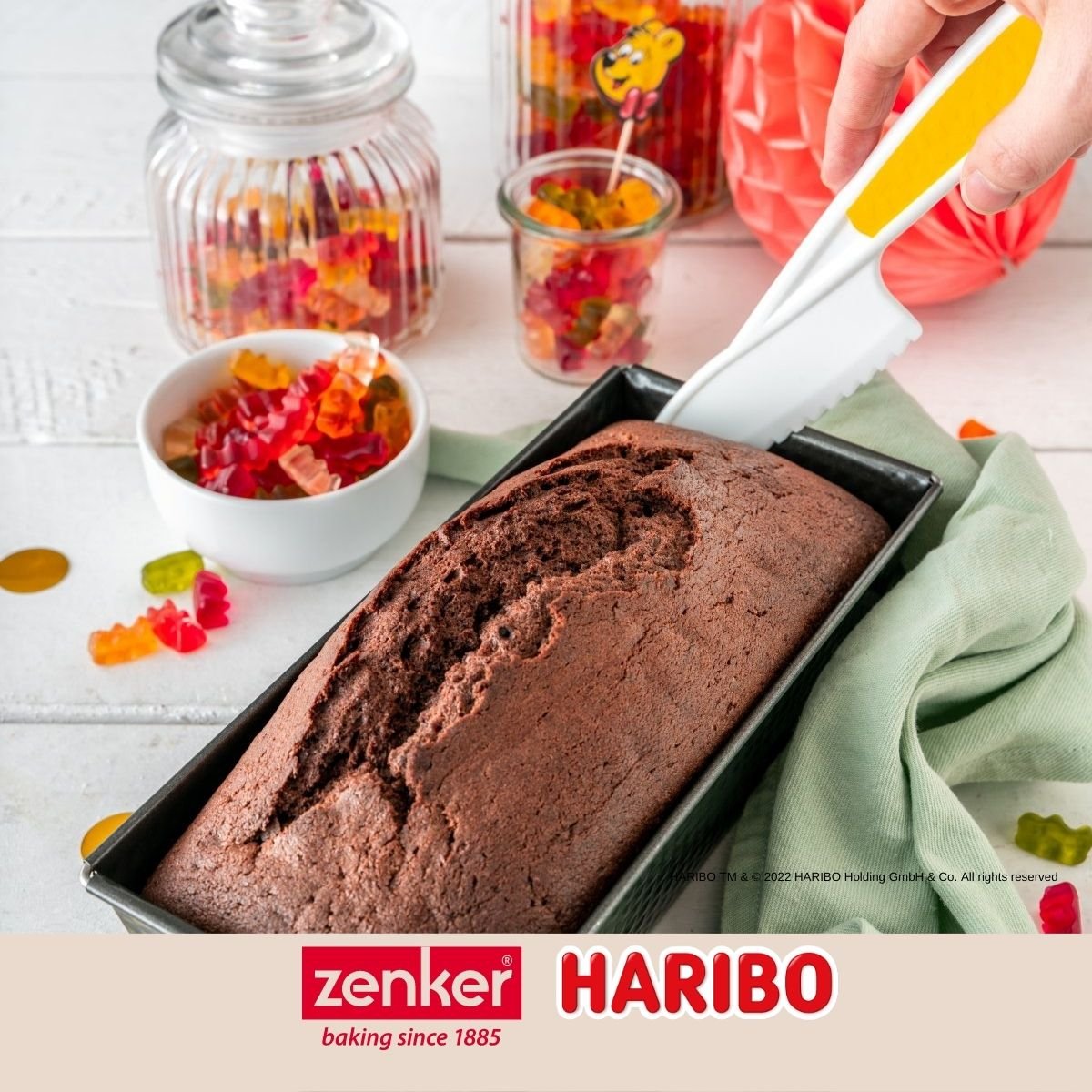 Couteau de cuisine pour enfant HARIBO jaune, ZENKER