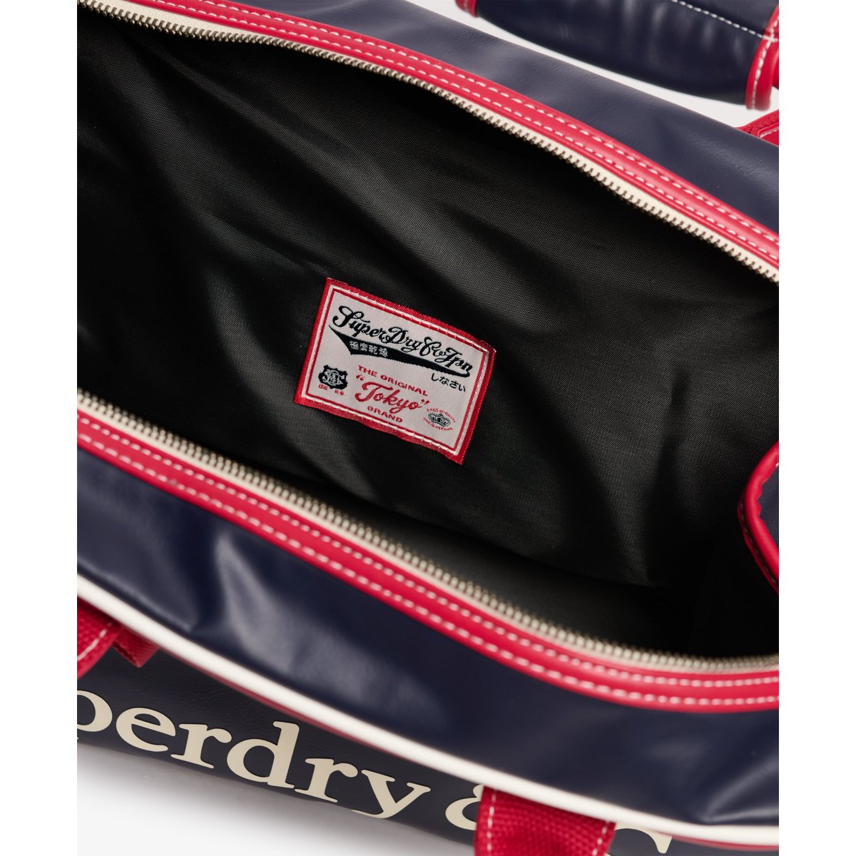 Sac de Sport Heritage Retro Classique bleu/rouge, SUPERDRY