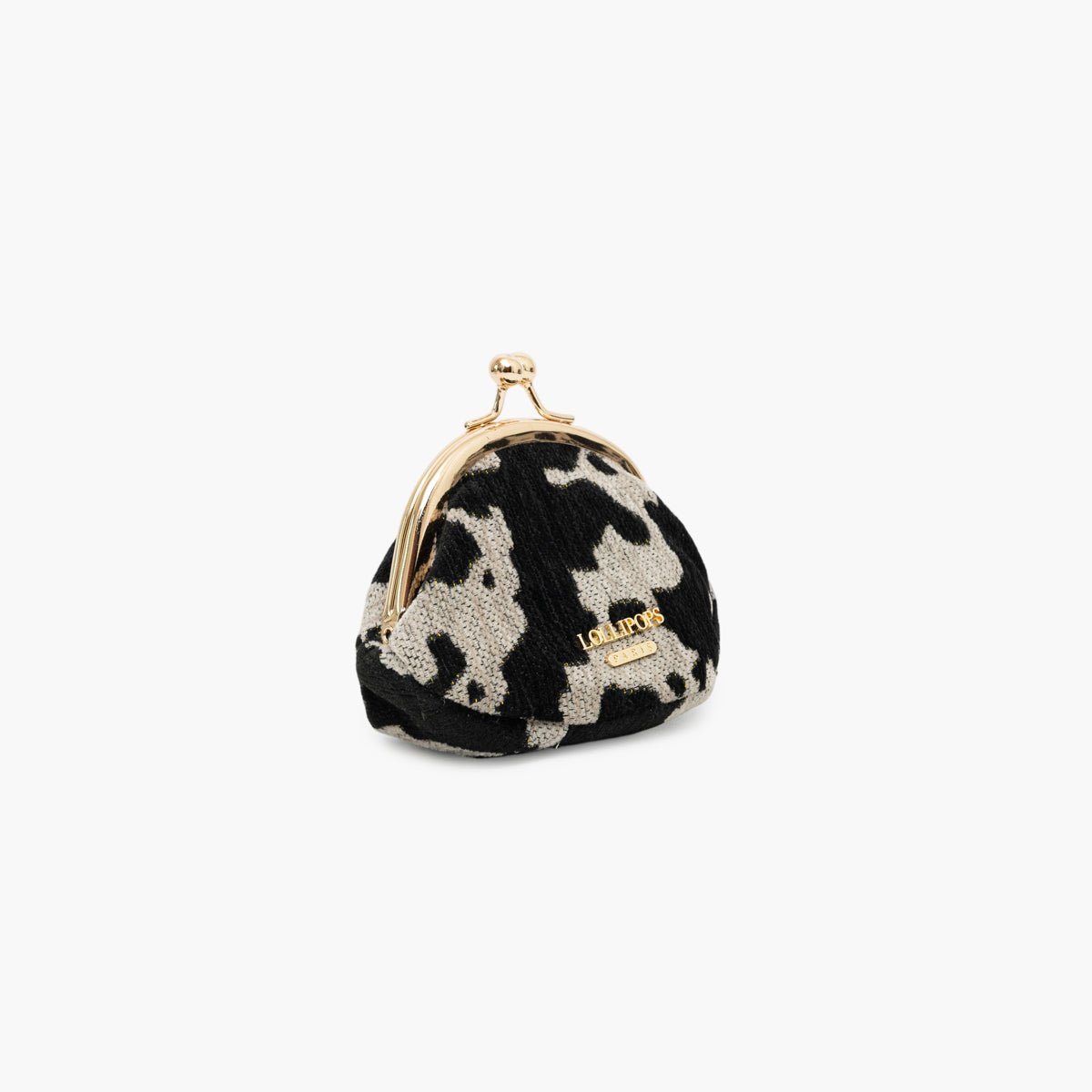 Porte monnaie beige tacheté Tim doré, LOLLIPOPS
