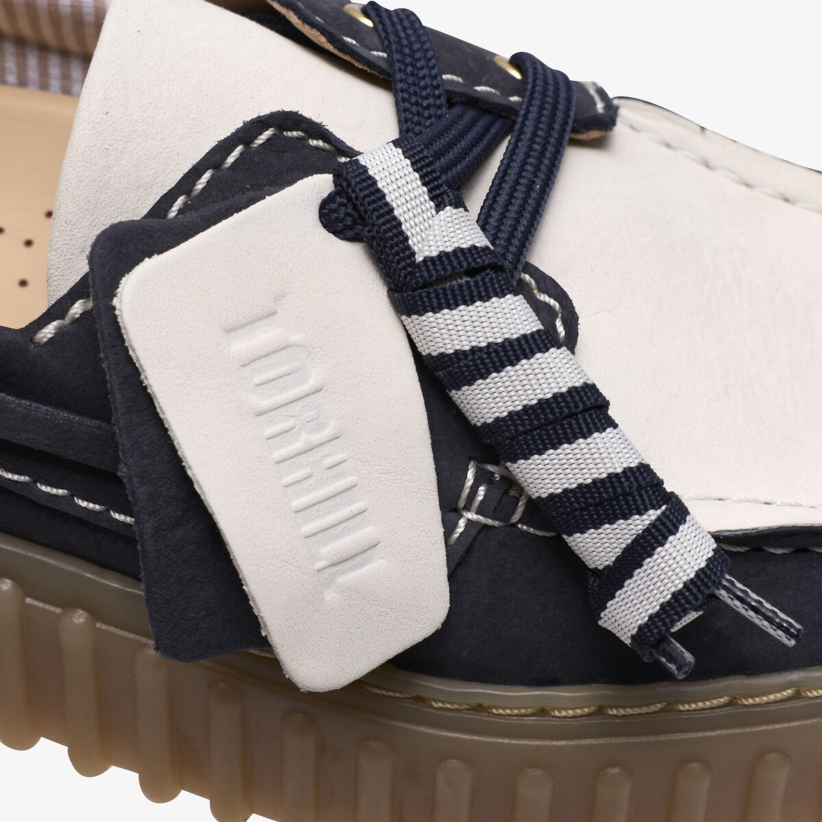 Nubuck bootschoenen, TORHILL BOAT marineblauw, CLARKS