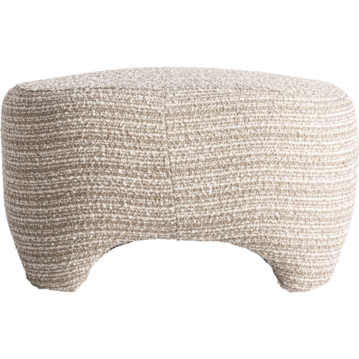 Repose-pieds contemporain carré pour salon beige clair contemporain, RECOLLECTION
