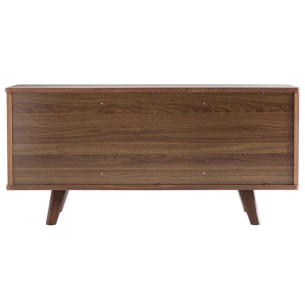 Buffet scandinave 2 portes 3 tiroirs L160 cm FIFTIES noyer, MILIBOO
