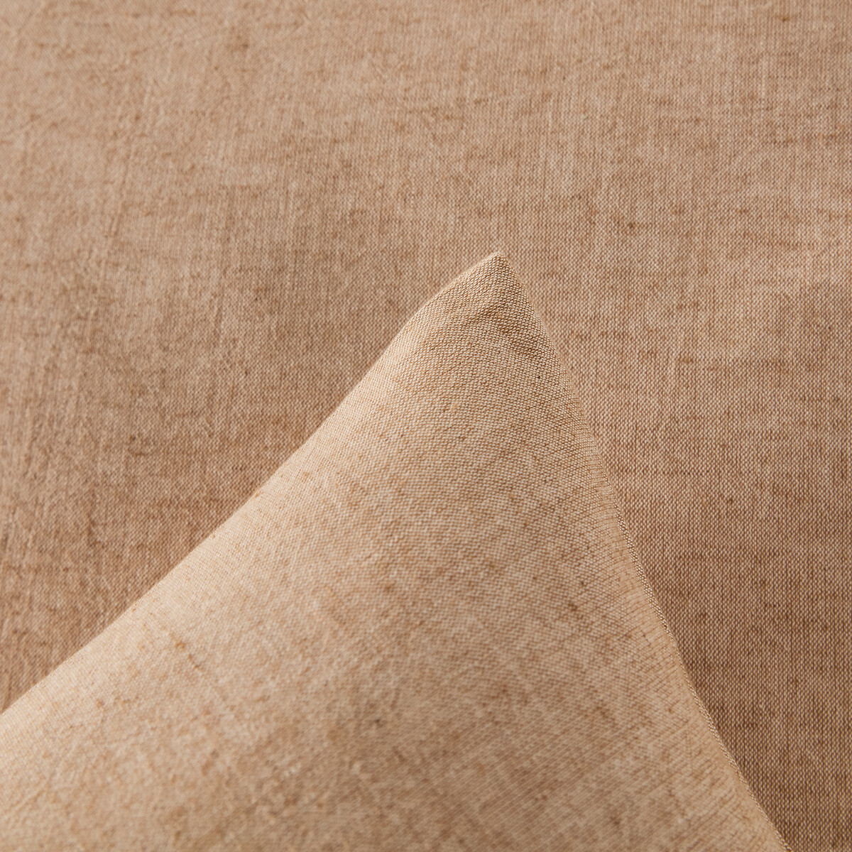 Funda de almohada lisa de algodón y lino lavado, de chambray, JILA beige , LA REDOUTE INTERIEURS