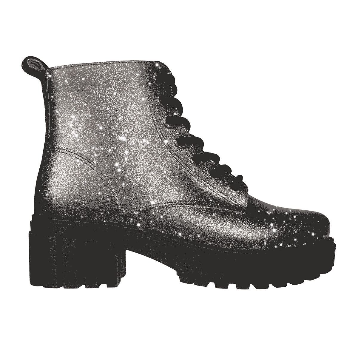 Chamego Lace-Up Rain Boots silver-coloured, CACATOES